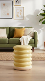 Aesthetic Bubble Cylinder Coffee Table