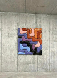 Colored Wall Relief