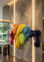 Colorful Abstract Wall Relief