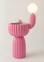 Modern Cactus LED Lamp & Coffee Table