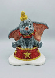Crystal Stone Dumbo Elephant Figure