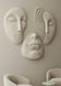 Surrealist Faces 3-Piece Wall Panel