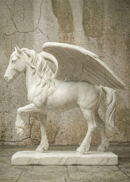 Mythological Pegasus Figure - Decorative Horse Statue