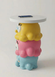 Cartoon Character Side Table - Colorful Design
