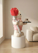 Romantic Bear Shelf Decorative Sculpture
