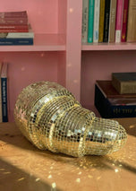 Abstract Gold Mosaic Decorative Sculpture