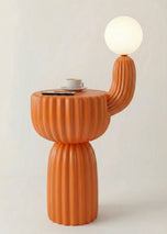 Modern Cactus LED Lamp & Coffee Table