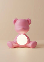 Pink Bear Decorative Lighted Sculpture