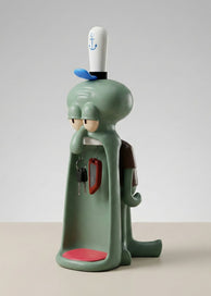 Squidward Keychain Holder Sculpture