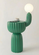 Modern Cactus LED Lamp & Coffee Table