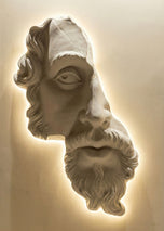 Mythological Mask - Illuminated Wall Object